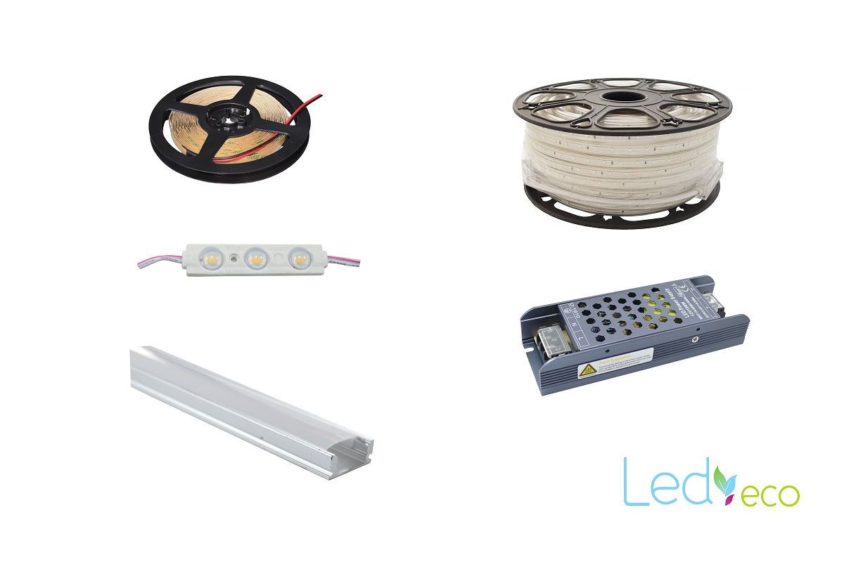 Rollos Tiras Led y Transfo